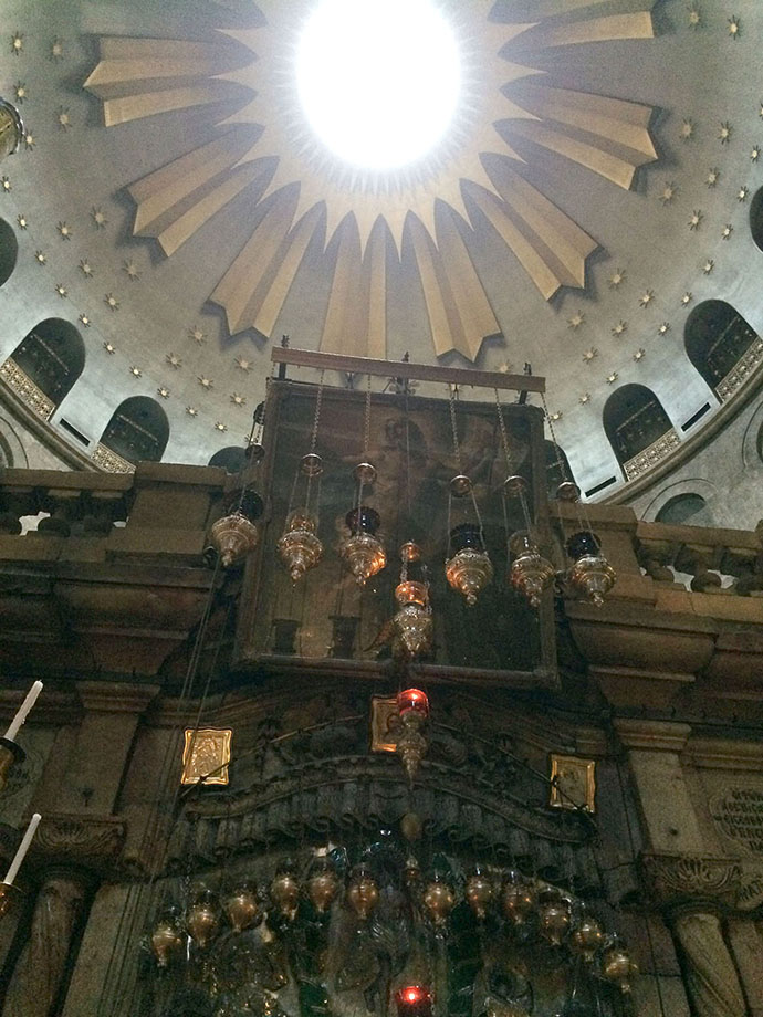 the dome of the Church of the Resurrection
