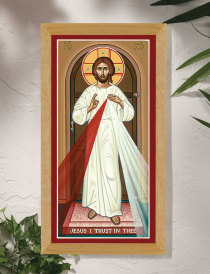 Divine Mercy Original Icon 20" tall SOLD