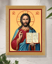 Christ Lightgiver Original Icon 20" tall SOLD