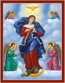  Our Lady Untier of Knots Original Icon 20" tall 