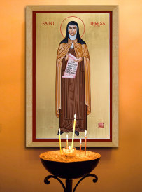 St. Teresa of Avila original icon 48" tall