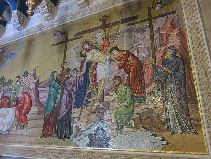 Mosaic by Stone of Anointing