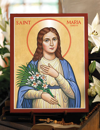 Saint Maria Goretti icon
