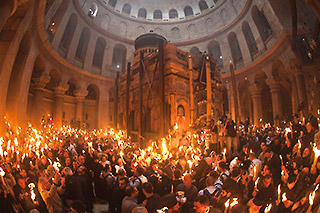 The Holy Fire at the Holy Sepulchre