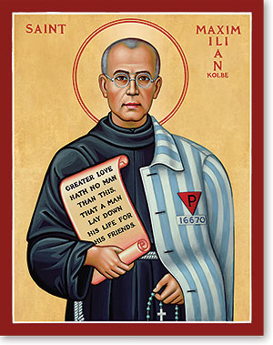 Saint Maximilian icon from Monastery Icons