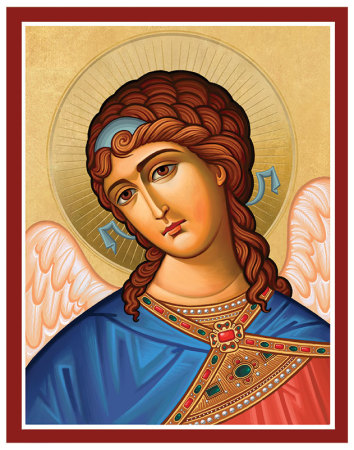 Ikone Schutzengel des Herrn Icon Angel Erzengel Icone Архангел Angelos 