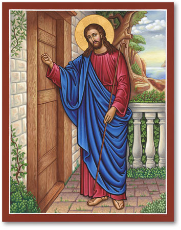 Icons of Christ: Christ Knocking at the Door Icon | Monastery Icons