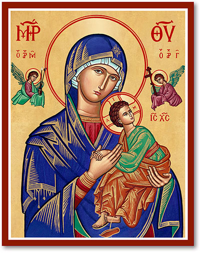 Our Lady of Perpetual Help from Monastery Icons
