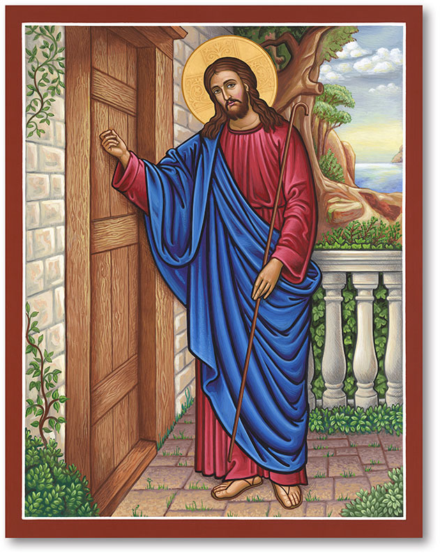 Icons Of Christ Christ Knocking At The Door Icon Monastery Icons