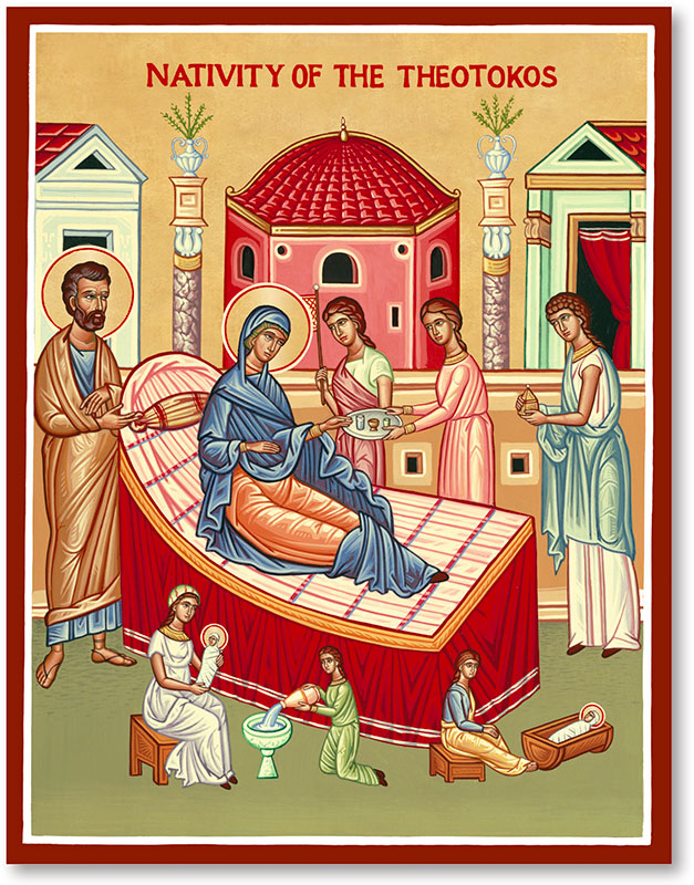 Great Feast Icons Nativity Of The Virgin Icon Monastery Icons