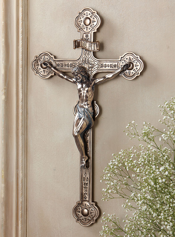 Wall Crosses Wall Crosses and Crucifixes: Christ the King Crucifix | Monastery Icons