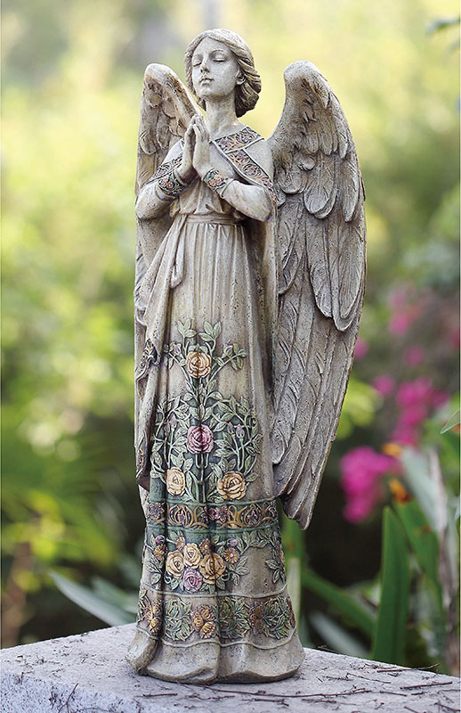 Praying Angel Garden Statue, Angel Outdoor Statues