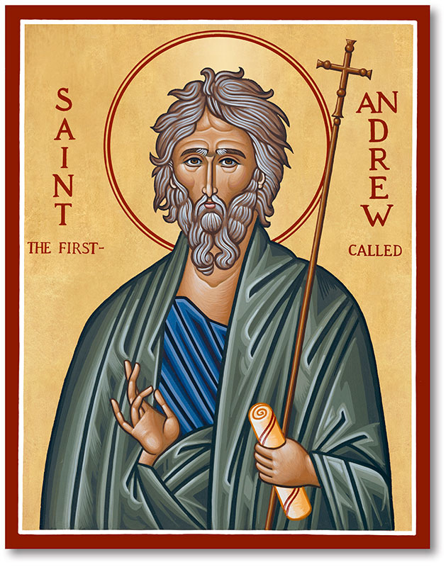 Men Saint Icons: St. Andrew Icon | Monastery Icons