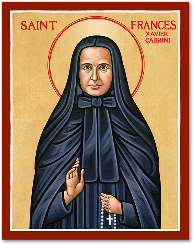 Women Saints: St. Frances Cabrini Icon | Monastery Icons