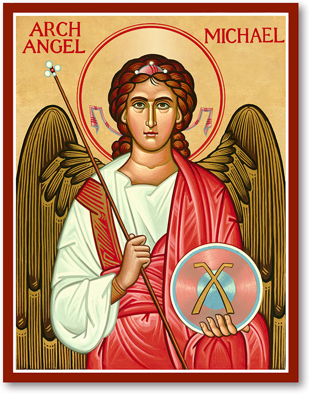 Erzengel Ikone Sankt Michael Schutzengel Engel Icon Ikona Icone Saint Michel 