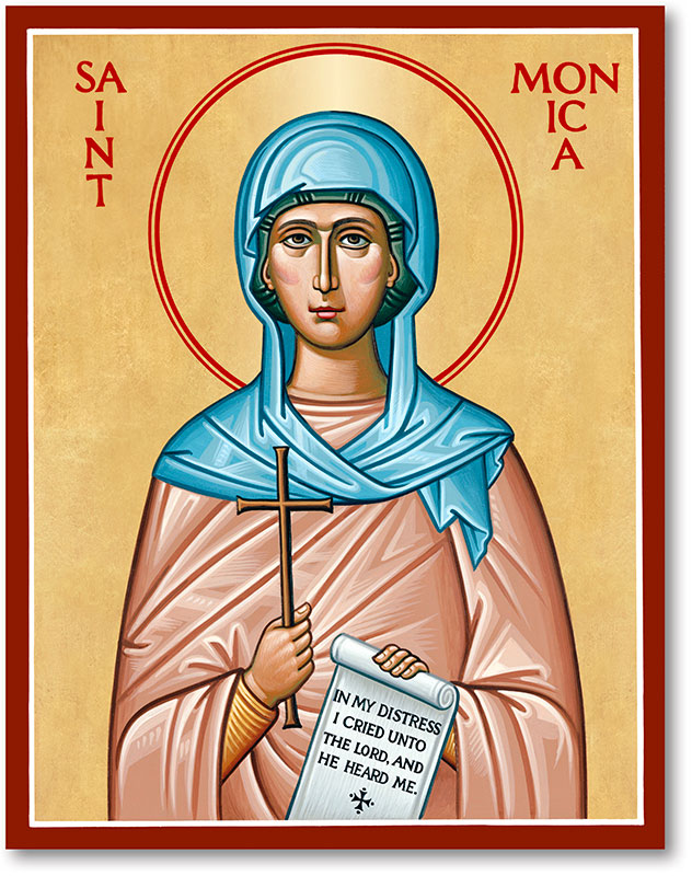 Women Saints: St. Monica Icon| Monastery Icons