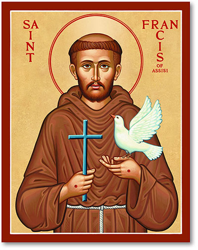 Monastery Icons Saint Francis icon