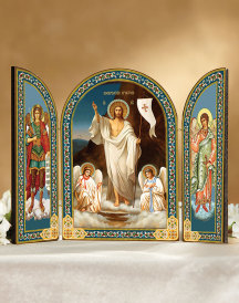 Resurrected Christ Triptych SOLD OUT