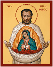 St. Juan Diego Original Icon 14" tall SOLD