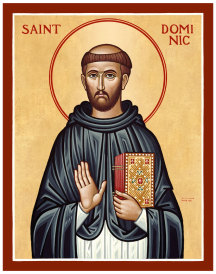 St. Dominic Original Icon 14" tall
