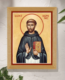 St. Dominic Original Icon 14" tall
