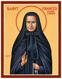 St. Frances Cabrini Original Icon 14" tall SOLD
