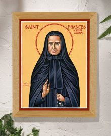 St. Frances Cabrini Original Icon 14" tall SOLD