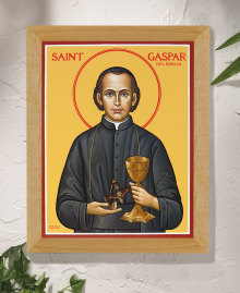 St. Gaspar de Buffalo Original Icon 14" tall SOLD