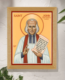 St. John Vianney Original Icon 14" tall