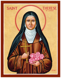 St. Therese of Lisieux Original Icon 14" tall