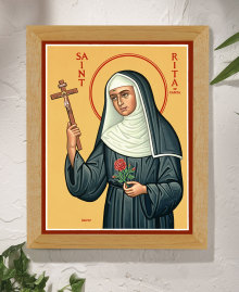 St. Rita Original Icon 14" tall