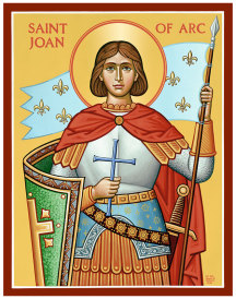 St. Joan of Arc Original Icon 14" tall SOLD