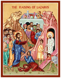 Raising Of Lazarus Original Icon 20" tall