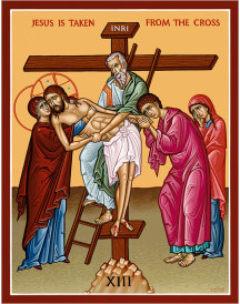 Hand Painted Originals of the Iconographic Stations of the Cross