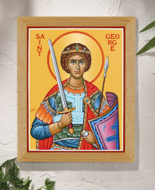 St. George Portrait Original Icon 14" tall