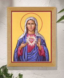 Immaculate Heart Original Icon 20" tall