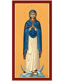  Immaculate Conception Original Icon 24" tall SOLD