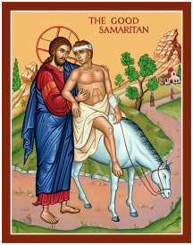 Good Samaritan Original Icon 20" tall