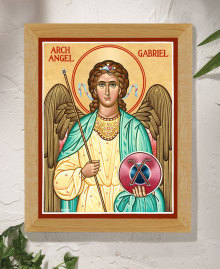 Saint Gabriel Original Icon 14" tall