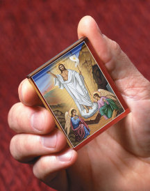 Christ Victorious Icon Magnet