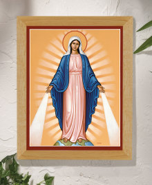  Our Lady Of Grace Original Icon 20" tall SOLD