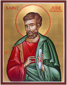 St. Jude Thaddeus Original Icon 14" tall SOLD