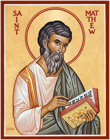 St. Matthew Original Icon 14" tall
