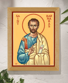 St. Barnabas Original Icon 14" tall