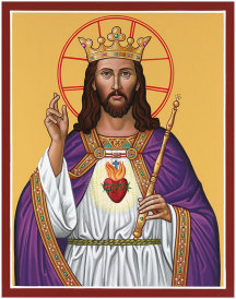 Christ The King Original Icon 14" tall