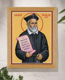 St. Philip Neri Original Icon 14" tall SOLD