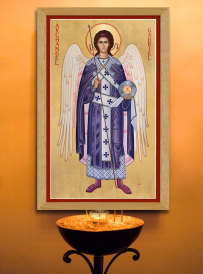Archangel Gabriel Chapel Size Original Icon 48" tall