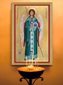 Archangel Raphael Chapel Size Original Icon 48" tall