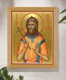 St. Alexis Man of God Original Icon 14" tall