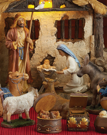 Three Kings Deluxe Nativity Set